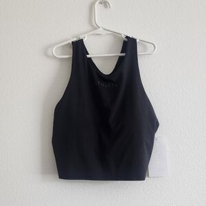 Athleta Conscious Crop Train Black Sports Tank Size Medium A-C Cup